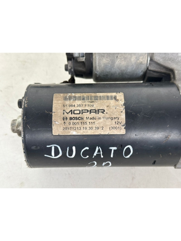 Motor Arranque Partida Fiat Ducato 2.3 2018 2019 2020 À 2022