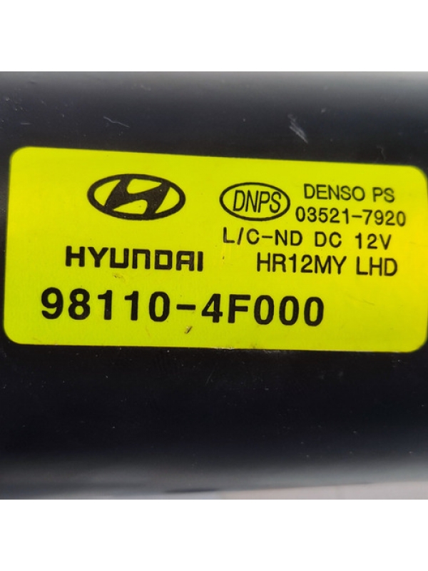 Motor Limpador Para-brisa Hyundai Hr 8v 16v 2006 2007 À 2022