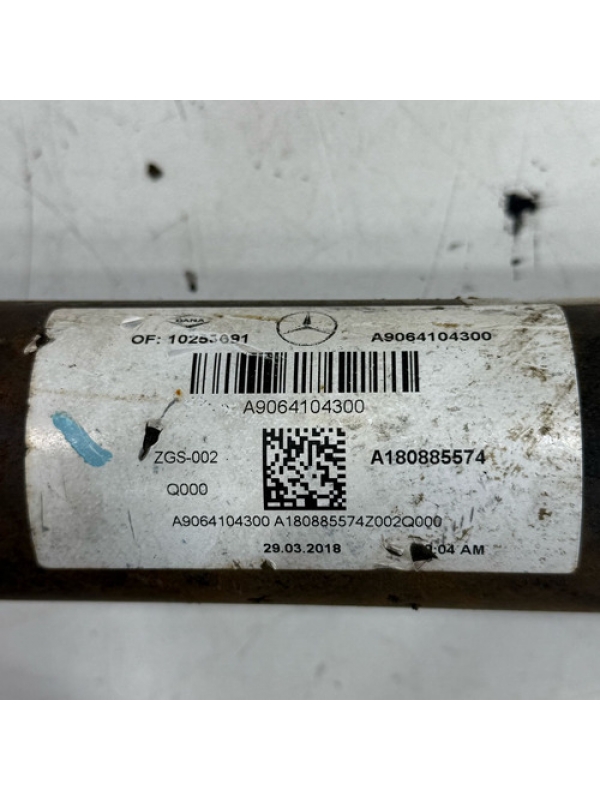 Eixo Cardan Mb Sprinter 311 314 416 516 2013 2014 015 À 2023