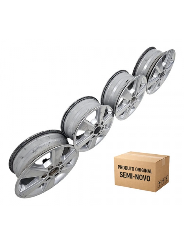 Conjunto Kit 4 Rodas Aro 16 Mb Sprinter 416 2020 2022 E 2023 Prateado