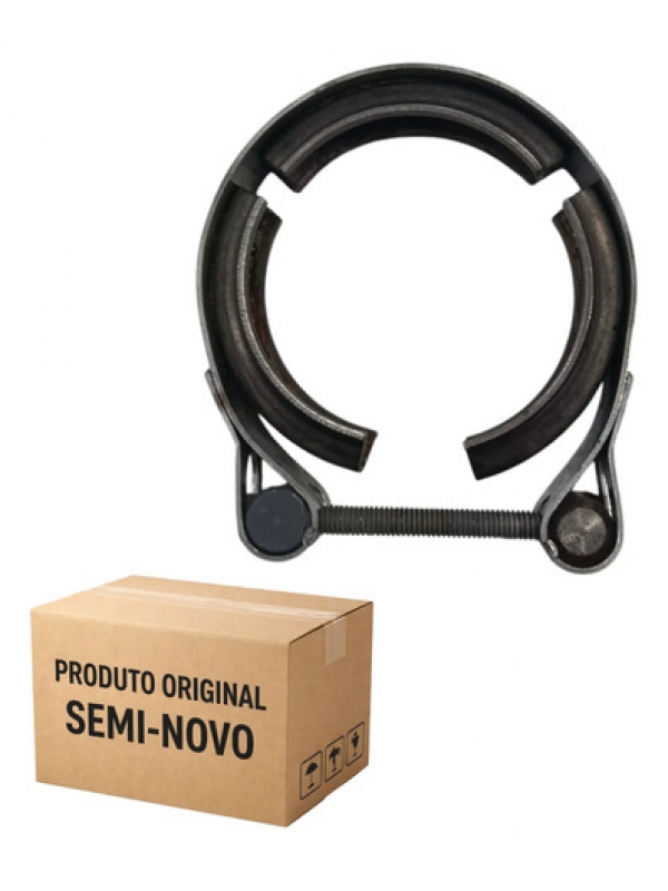 Abraçadeira Com Canaleta Saída Turbina Ford Transit 023 2024