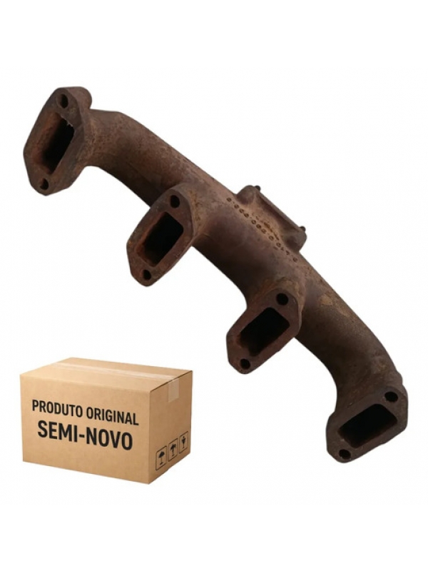 Coletor De Escape Motor Mwm 10x 4 Cilindros Aspirado Vw 7100