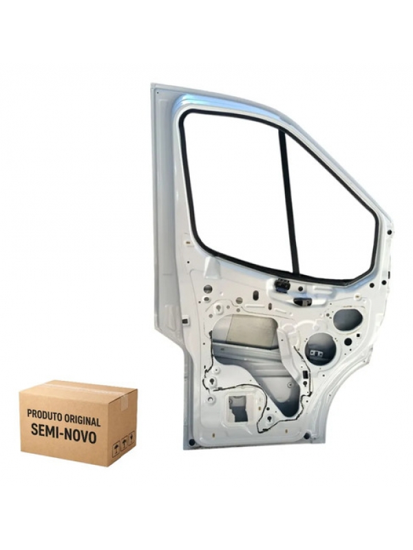 Porta Dianteira Lado Esquerdo Ford Transit 2018 À 2021 2022. Dianteira Esquerdo Branco
