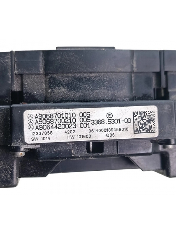 Botao Moldura Alerta Mb Sprinter 415 515 2013/ 2019 Original Preto