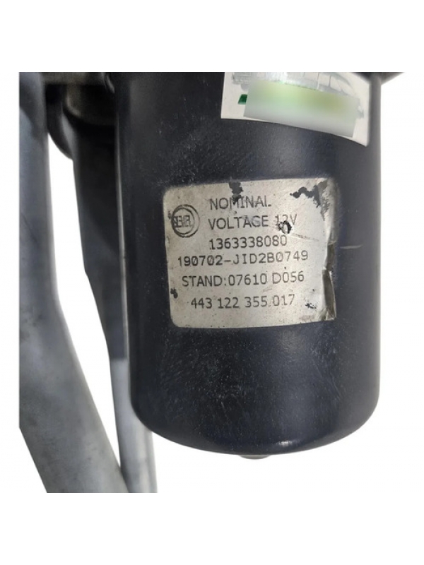 Motor Galhada Limpador Para-brisa Fiat Ducato 2.3 2018/2022
