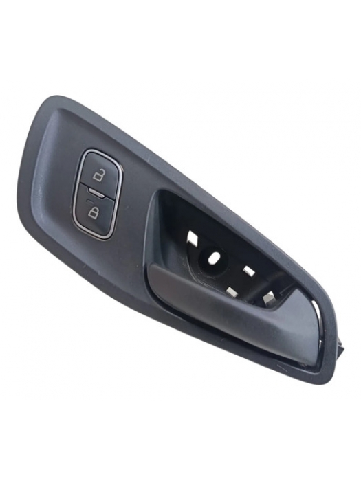 Maçaneta Porta Dianteira Esquerda Ford Transit 2.0 2023 2024 Preto Dianteira