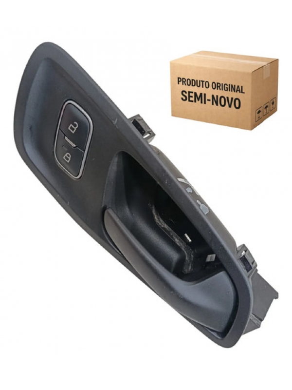 Maçaneta Porta Dianteira Esquerda Ford Transit 2.0 2023 2024 Preto Dianteira