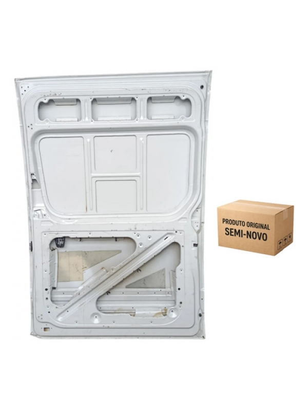 Porta Lateral De Correr Mb Sprinter 415 2013 À 2019 Detalhe Traseira Direito Branca