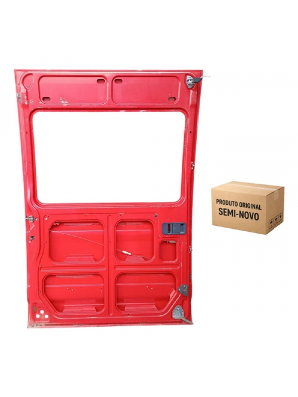 Porta De Correr Lado Esquerdo Iveco Daily 2009 À 2015 Traseira Esquerda Vermelho