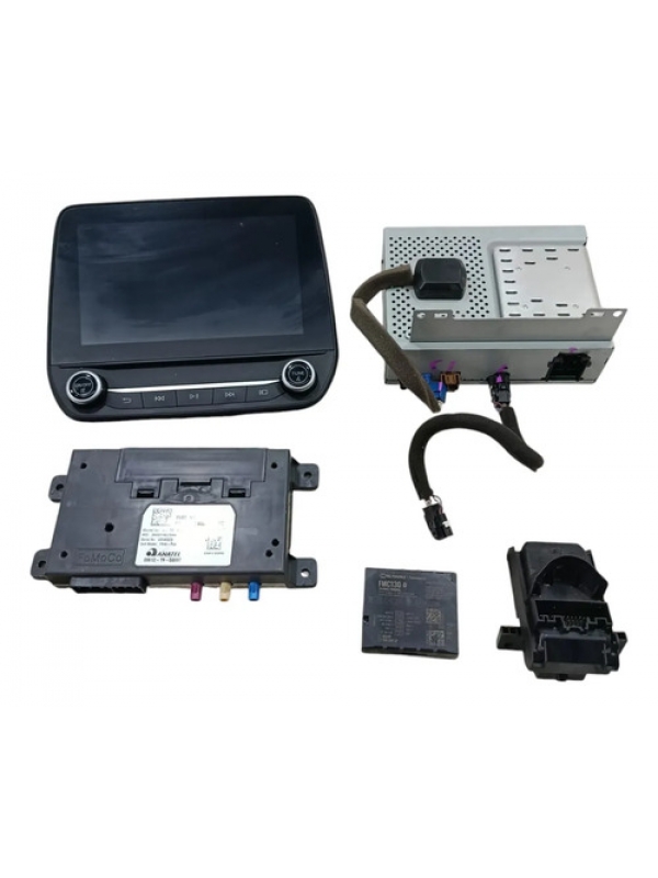 Kit Multimidia Da Ford Transit 2.0 2019 2020 2021 2022 À 024 Preto