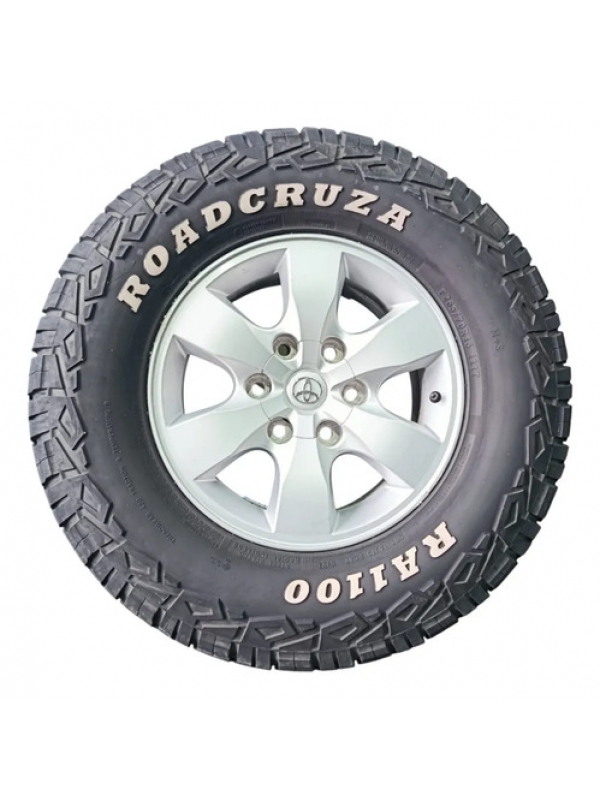 Jogo De Roda C/ Pneu Toyota Hilux Sw4 2013 2014 2015 Aro 16. Prateado
