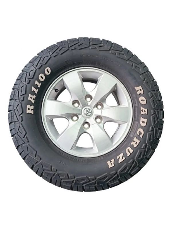 Jogo De Roda C/ Pneu Toyota Hilux Sw4 2013 2014 2015 Aro 16. Prateado
