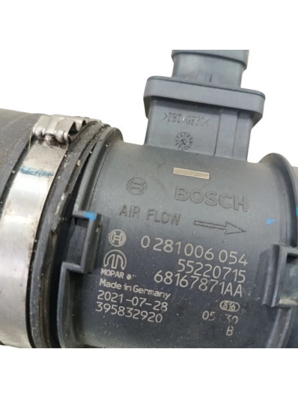 Sensor Maf Fluxo Ar Com Mangueira Fiat Ducato 2.2 2025 2026