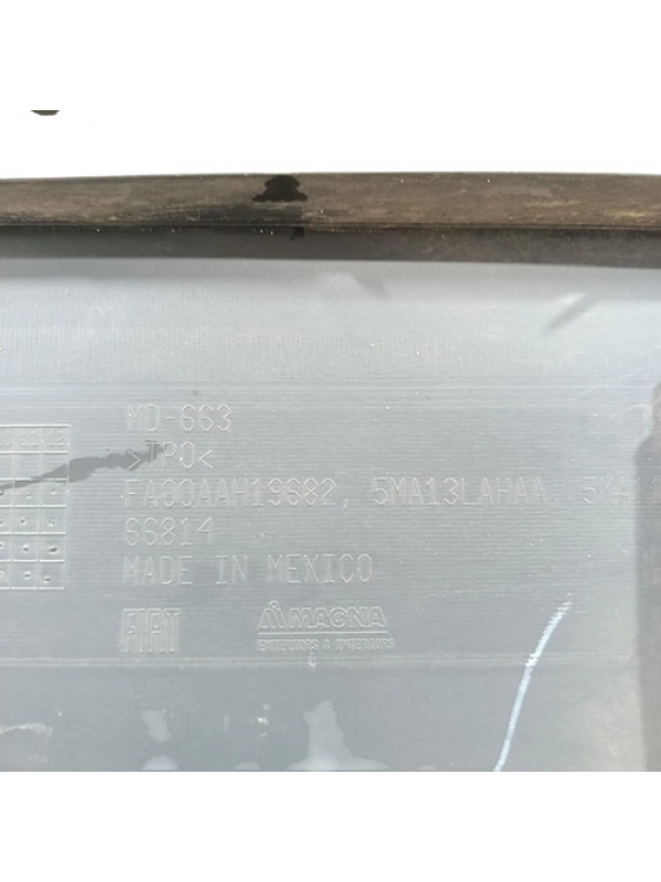 Parachoque Dianteiro Central Fiat Ducato 2.3 2018 À 2022 Preto