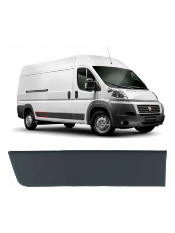 Friso Lateral Esquerdo Fiat Ducato Boxer Jumper 2018/2024 Preto