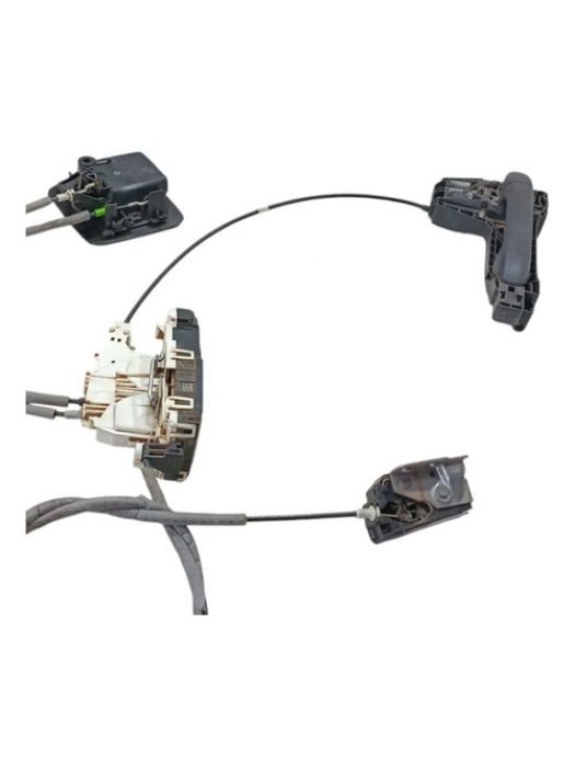Kit Maçaneta Porta Correr Mb Sprinter 416 417 2020 21 À 2026 Preto Traseira