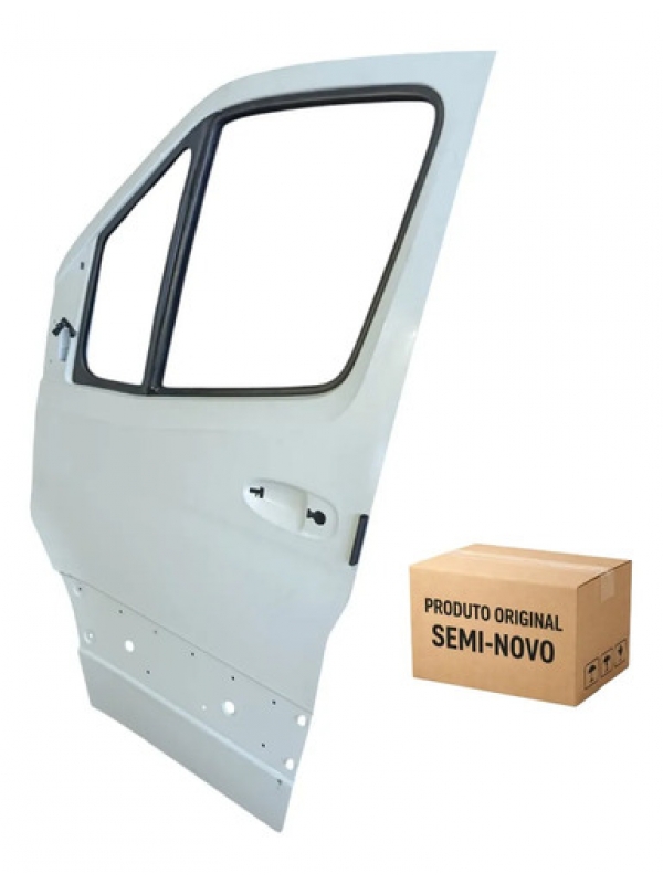 Porta Traseira Esquerda Mb Sprinter 415 515 2013 2014 À 2019 Dianteira Esquerda Branco