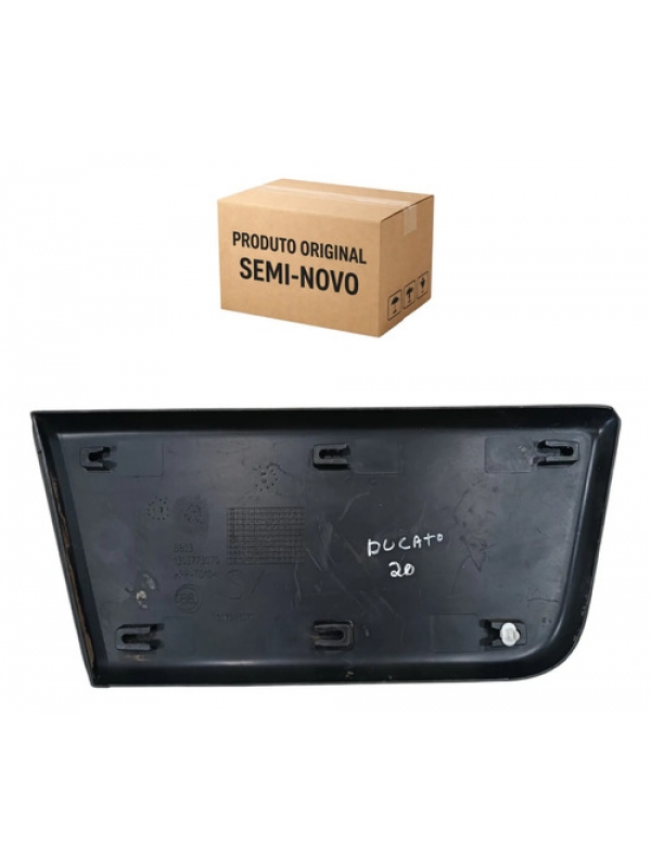 Aplique Friso Porta Dianteira Esquerda Fiat Ducato 2018/2024 Preto