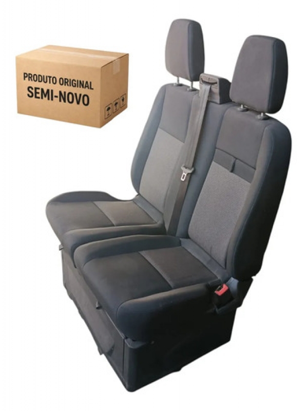 Banco Traseiro 2 Lugares Ford Transit 2.0 2019 2020 021 À 26 Preto