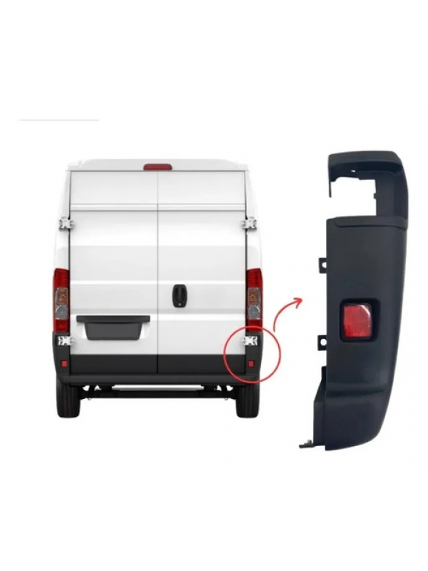 Polaina Parachoque Traseiro Direito Fiat Ducato 2018 À 2025.
