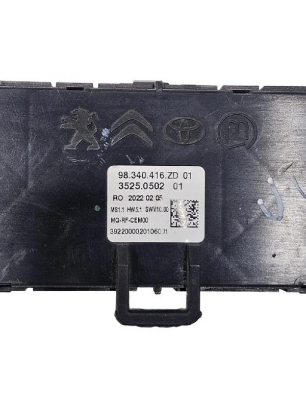 Comando Ar-condicionado Peugeot Expert 2018 À 2021 98340416