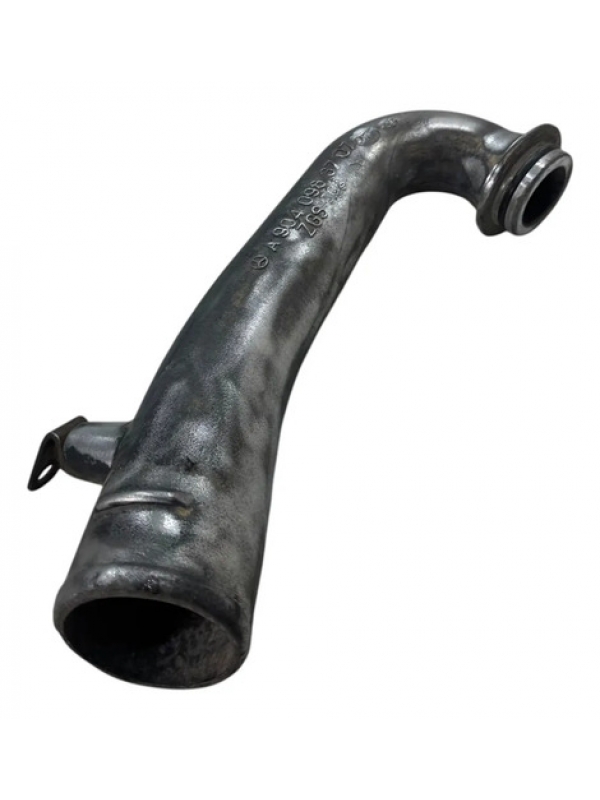 Tubo Cano Do Intercooler Original Mb Accelo 815 A9040983707. Prateado