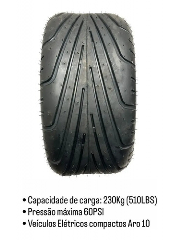 Pneu 225/40-10 Scooter Elétrico Citycoco Motochefe Klosh